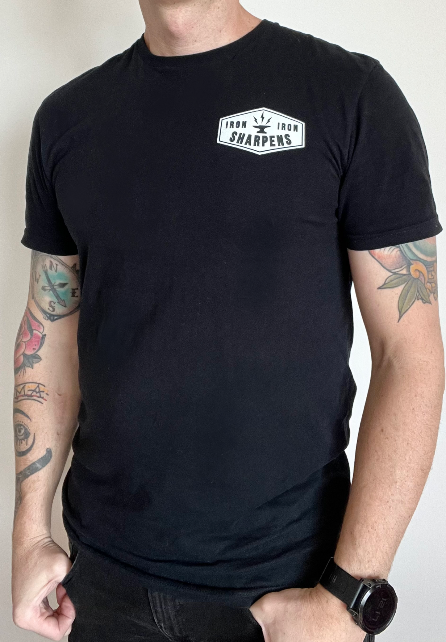 Iron Sharpens Iron BLK Muscle Tee