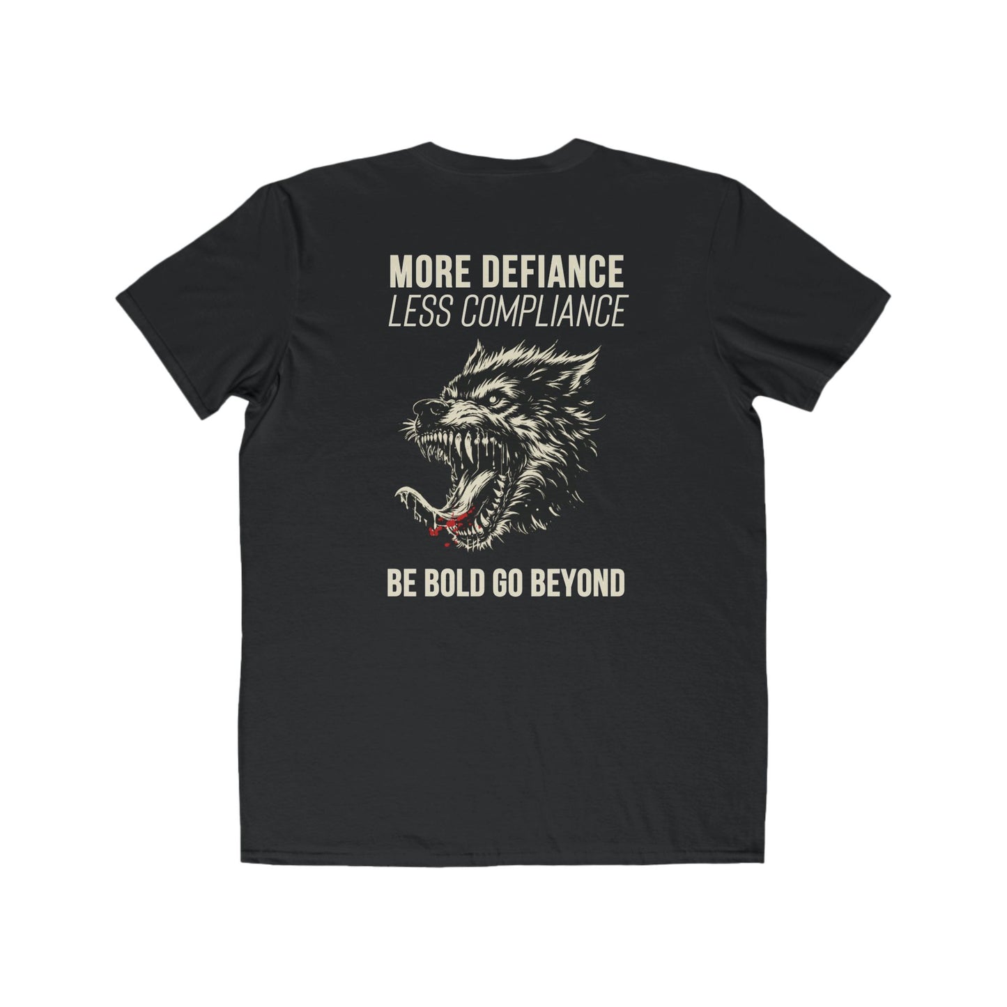 More Defiance, Less Compliance BLK/Muscle Tee