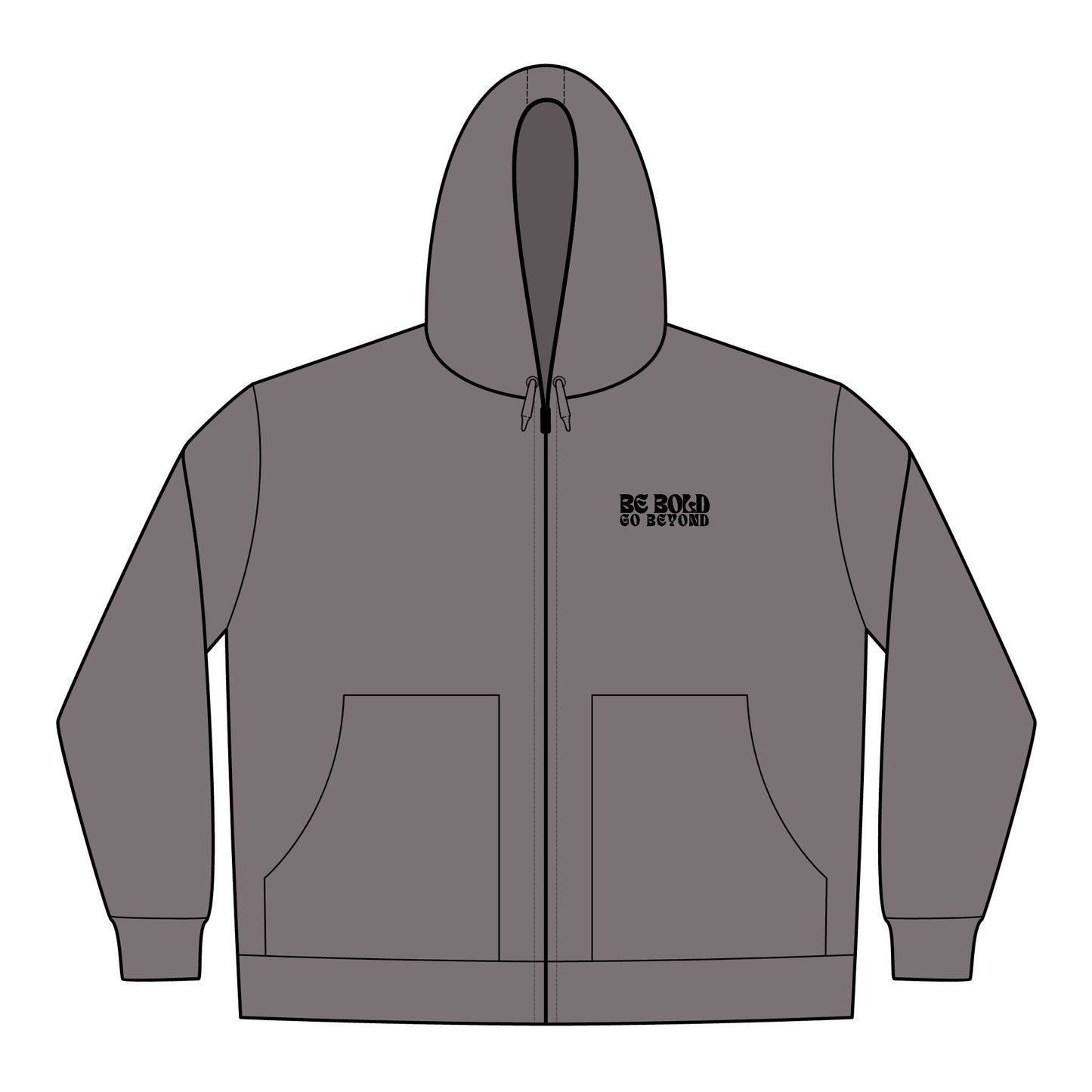 Men's Duck Cloth Hooded Work Jacket (Embroidery)