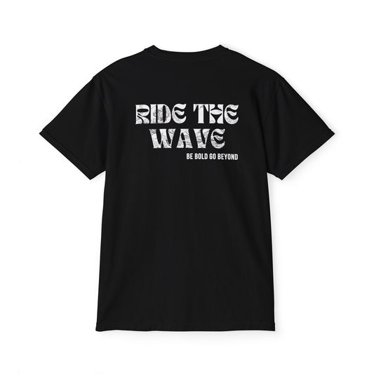 Ride The Wave Pocket Tee- Black