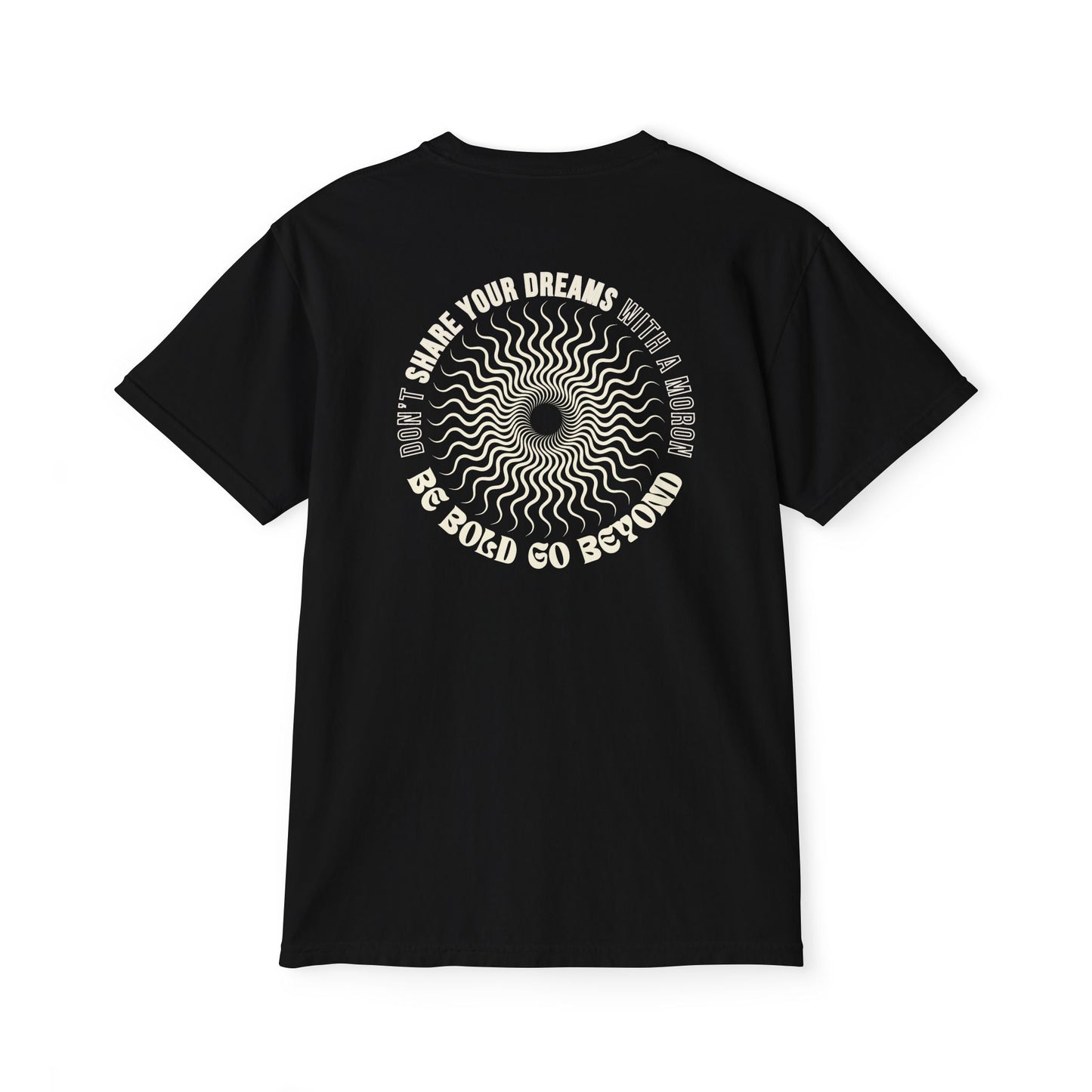 Don’t share your dreams with a moron Pocket Tee - Artistic Black