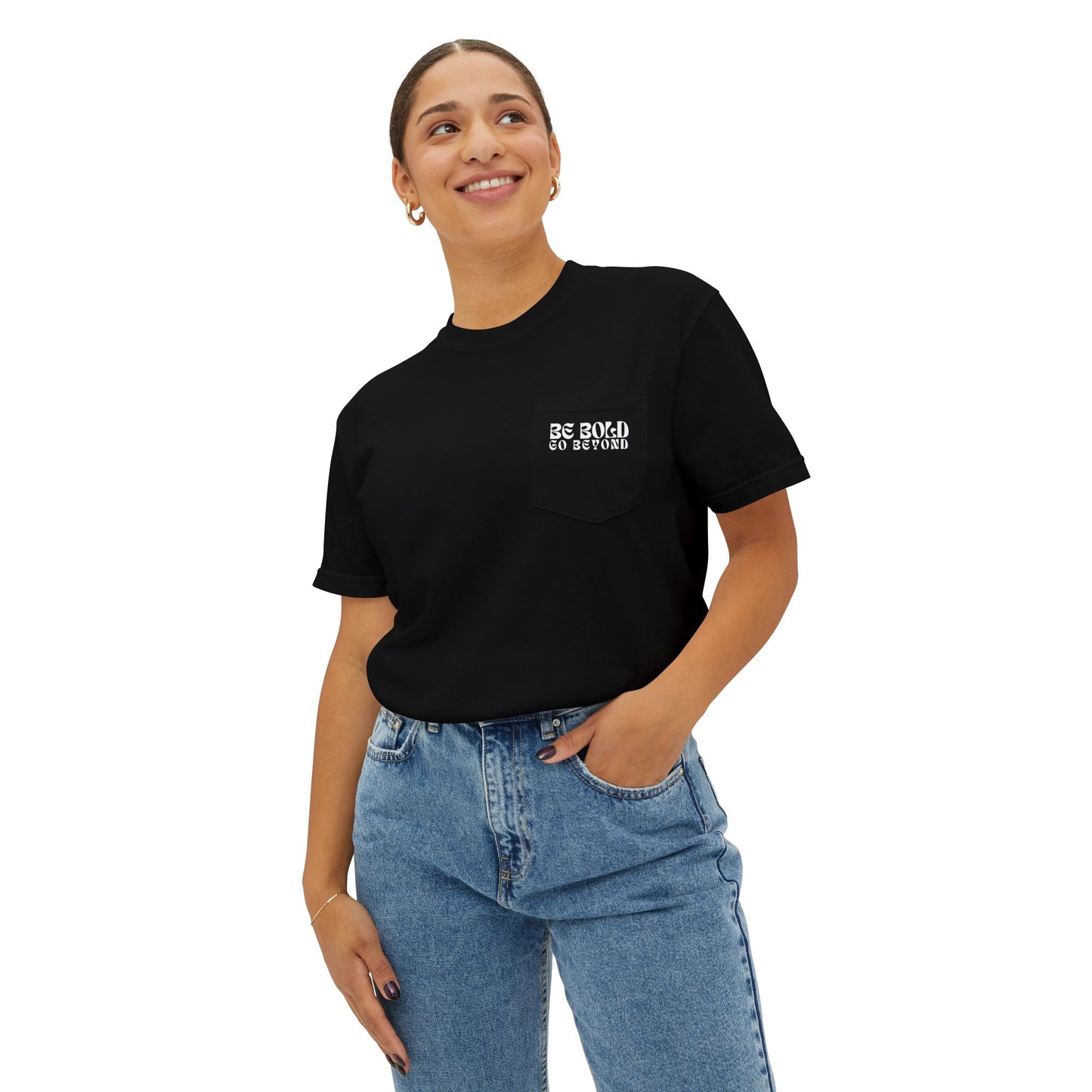 Become Dangerous Choose Kindness Pocket Tee - Artistic Black