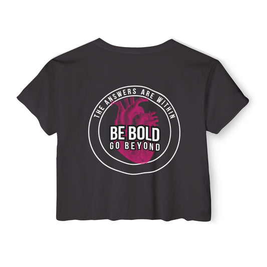 Women’s Festival Crop Top - The Answers Are Within