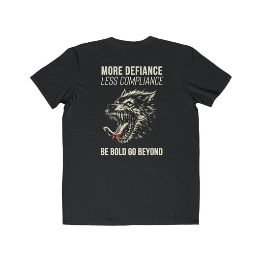 More Defiance, Less Compliance BLK/Muscle Tee