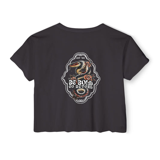 Become Dangerous Choose Kindness Women’s Festival Crop Top