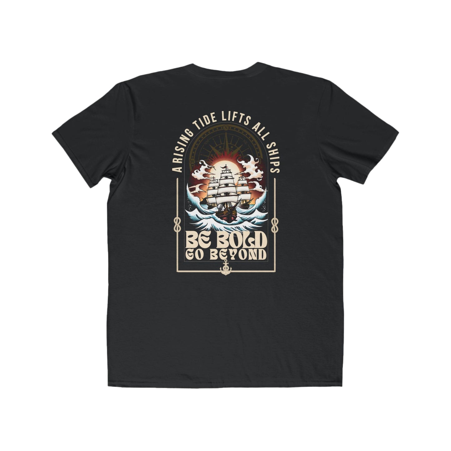 Copy of A Rising Tide Raises All Ships Box Tee BLK/Muscle Tee