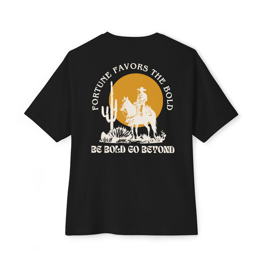 Copy of Fortune Favors the Bold BLK Box Tee