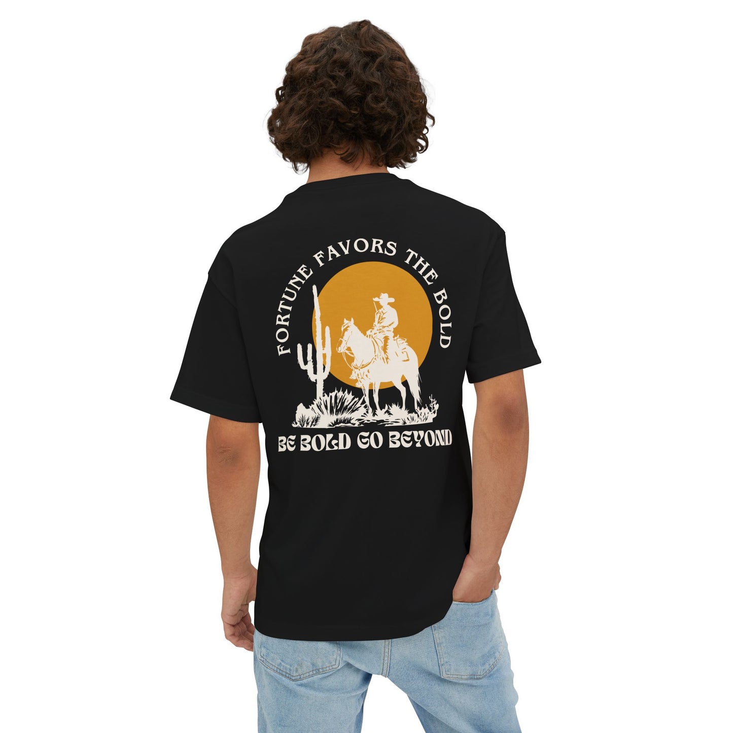 Fortune Favors the Bold BLK Box Tee