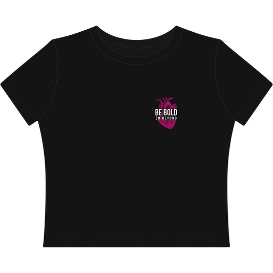 The Answers Are Within Womens BLK Baby Tee